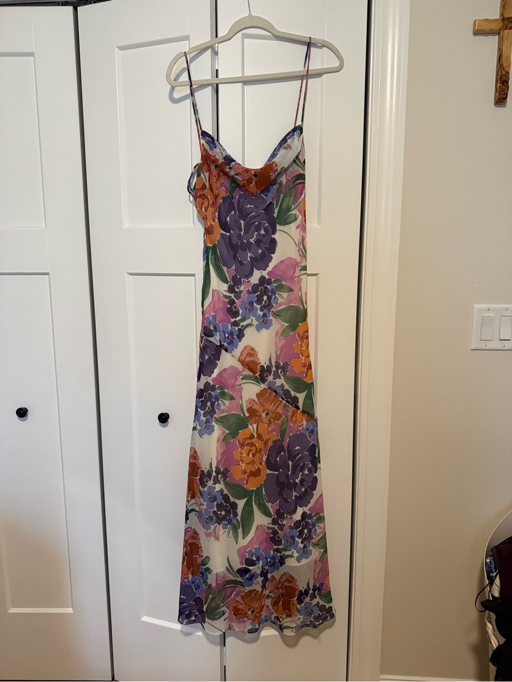 Floral Slip Dress in Multicolor by VICI